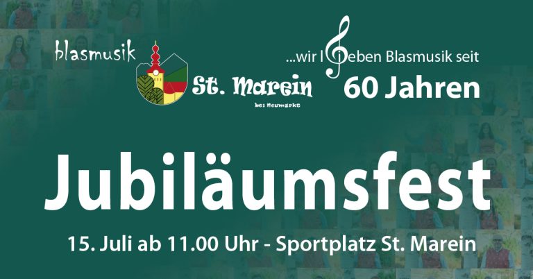 60 Jahre Blasmusik St. Marein - Titelbild
