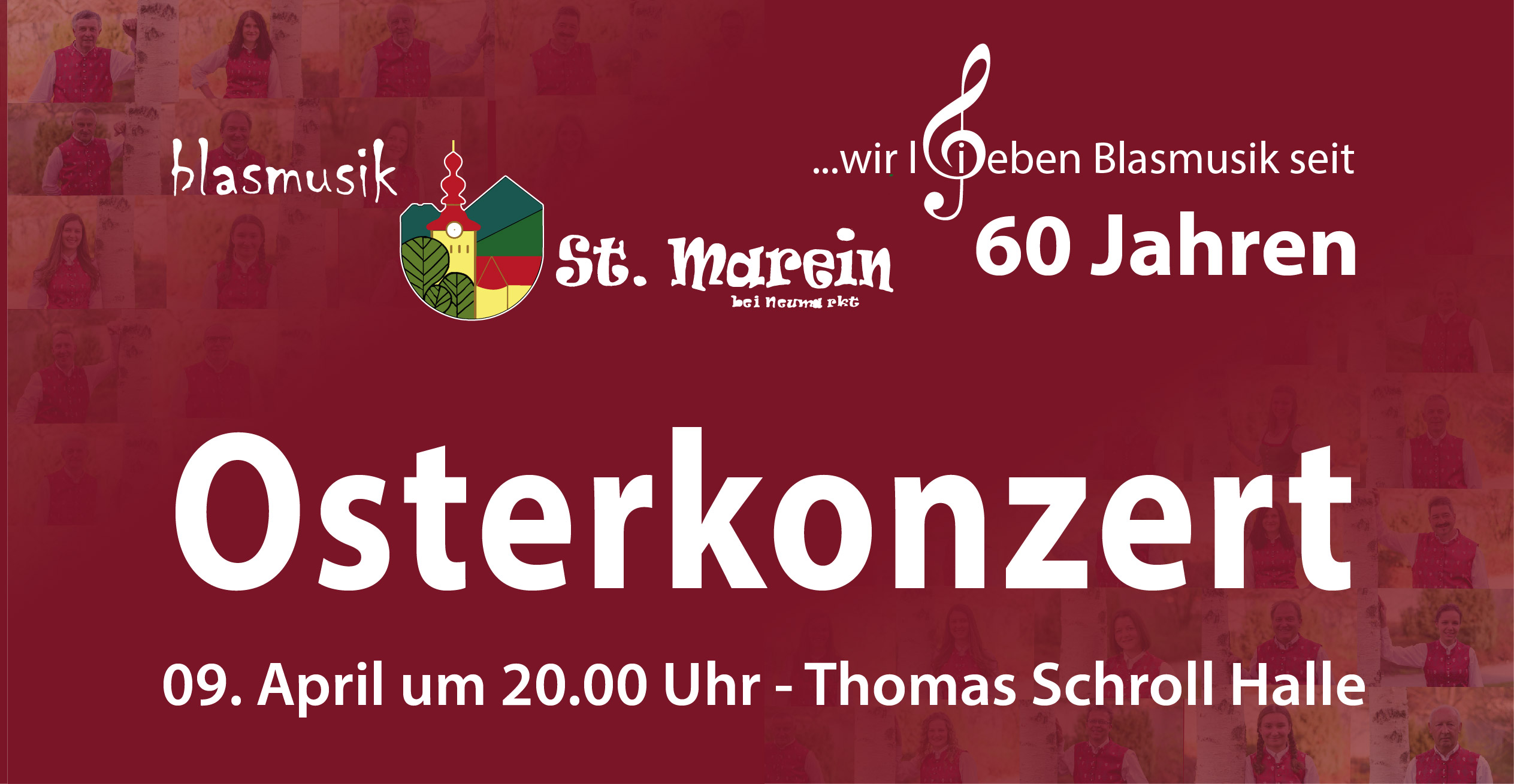 Titelbild Osterkonzert 2023-Blasmusik St.Marein